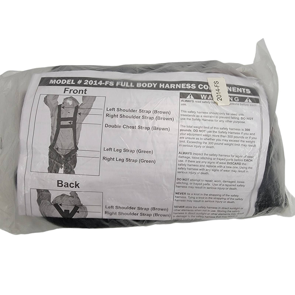 Full Body Harness New in Package Hunting Tree Stand Primal Model #2014